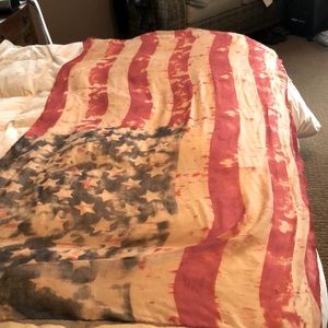 USA flag scarf